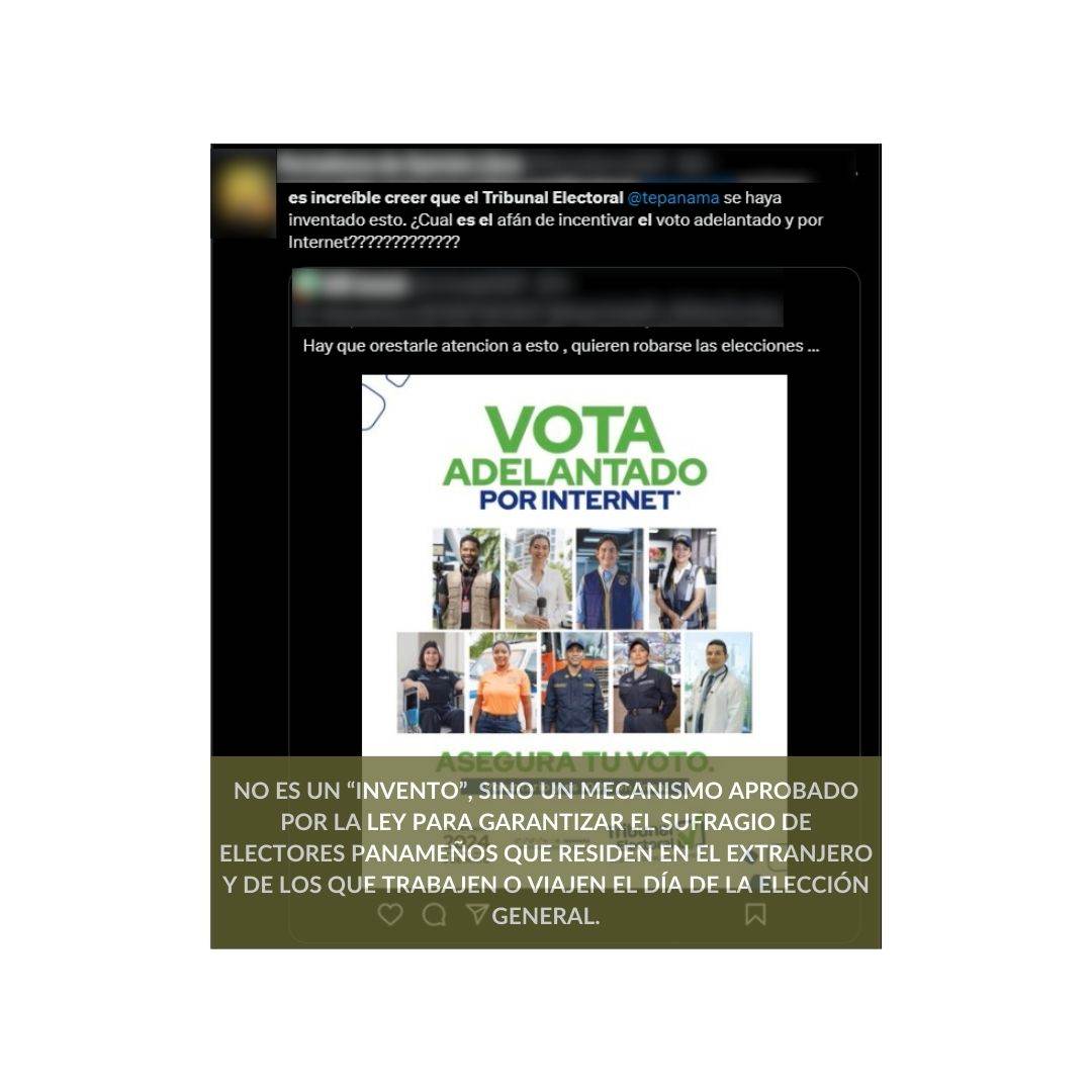 El periodo de inscripción para el voto adelantado por internet comenzó el 6 de marzo de este año y finalizará el próximo 15 de diciembre.