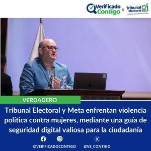 Meta-Tribunal Electoral- magistrado Juncá-violencia política-violencia política mujer-Facebook-Instagrma-Whatsapp-verificadocontigo