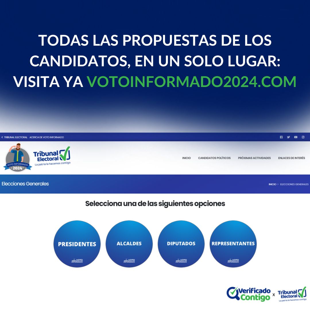 Voto informado-votoinformado2024.com-Tribunal Electoral-propuestas candidatos-elecciones Panamá-elecciones 2024-verificadocontigo.com