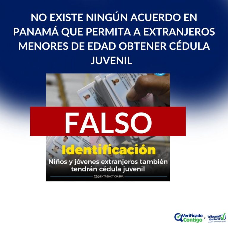 Cédula juvenil extranjeros-residentes permanentes-Tribunal Electoral-verificadocontigo.com