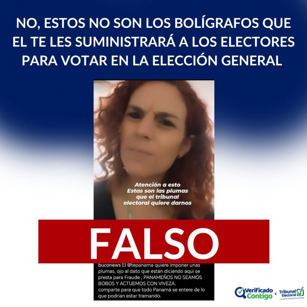 Bolígrafo-azul-tinta-indeleble-elecciones-pluma-elecciones2024-elecciones Panamá-Tribunal Electoral-verificadocontigo.com