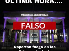 Falso fuego Tribunal Electoral