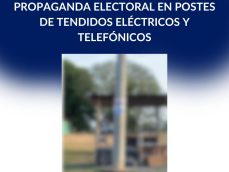Propaganda electoral-postes-Tribunal Electoral-verificadocontigo.com
