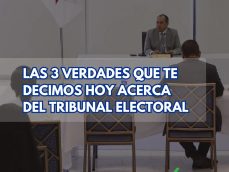 Tres verdades acerca del ribunal Electoral-verificadocontigo.com
